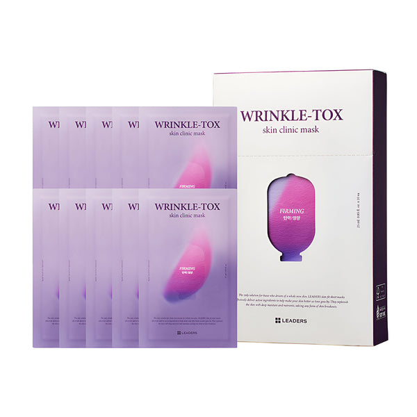 Leaders Wrinkle-Tox Skin Clinic Mask (10 Sheets)